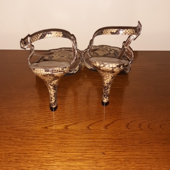 Fioni Faux Snakeskin Heels - Picture 4 of 8